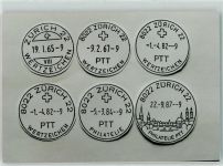 Zürich Zürcher Wertzeichen Philatelie PTT Phila Schweiz Ganzsache