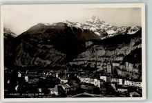 1890 St-Maurice Foto AK Dents du Midi Feldpost
