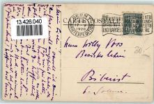 4800 Zofingen 1920 Künstlerkarte Seances Generales Fevrier Frau Sticken sign