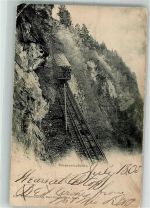 6363 Bürgenstock 1905 Gebrauchsspuren Bergbahn Bürgenstockbahn