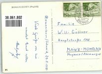 8590 Romanshorn 1958 Foto AK Hafen Kirche