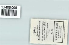 3700 Spiez - Vignette Wappen Kaffee Hag ca 1920-1940