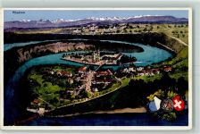 8462 Rheinau Künstlerkarte sign. E. Matter