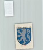 6600 Locarno - Vignette Wappen Kaffee Hag ca 1920-1940 Löwe