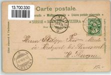 8620 Wetzikon ZH 1904 BOAKC Lithographie