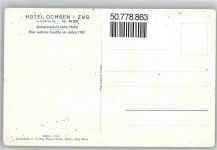 6300 Zug Zugo Gebrauchsspuren Hotel Ochsen, Brunnen, Kolinplatz