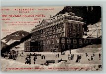 3715 Adelboden BE - Nevada-Palace-Hotel Winter Schlittschuhläufer