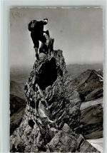 3961 Zinal - Rothorn de Zinal Le sommet du Rasoir Bergsteiger