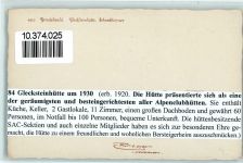 Glecksteinhütte - Beschreibung aufgeklebt