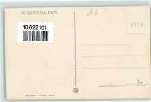 5705 Hallwil Künstlerkarte Schloss