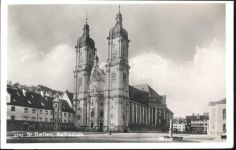 um 1930/40 - St. Gallen: Kathedrale,Hans Groß