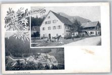 7304 Maienfeld - Gasthaus, Pension zur. St. Luziensteig