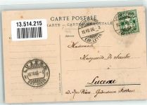 2300 La Chaux-de-Fonds 1906 Lithographie Neocomia Fete de la Jeunesse Studentika Studentenwappen