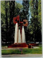 1000 Lausanne Losanna - Fontaine a la gloire de l eau Gisiger sculpteur Exposition nationale suisse