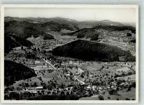 8374 Oberwangen TG 1960 Foto AK Fliegeraufnahme Dussnang