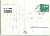 8374 Oberwangen TG 1960 Foto AK Fliegeraufnahme Dussnang