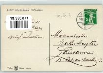 3800 Interlaken 1912 Foto AK Tell-Freilicht-Spiele
