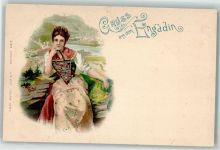 Lithographie Tracht Engadin Verlag Künzli Nr. 4413