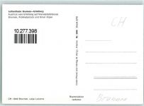 6440 Brunnen - Luftseilbahn Brunnen - Urmiberg Ausblick vom Urmiberg auf Vierwaldstättersee Brunnen Frohnalpstock Urner Alpen