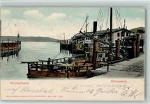 9400 Rorschach 1904 - Hafenansicht Frachtkäne