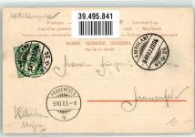 7306 Fläsch 1903 - Festung Luziensteig Bahnpost Zug 2086