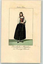 3800 Interlaken - Frau in Sonntagstracht