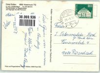 9515 Hosenruck 1972 Foto AK Hotel Nollen Auto Fliegeraufnahme