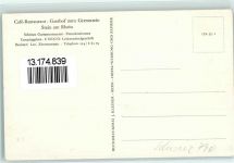 8260 Stein am Rhein - Cafe Restaurant Gasthaus Zum Grenzstein Bes Leo Zimmermann