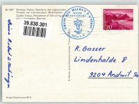 9490 Vaduz 1965 Fotomontage AK Schloss Briefmarken Liechtenstein
