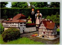 8580 Hagenwil b. Amriswil Foto AK Tracht Kinder Swissminiatur Schloss Gasthaus Goldener Löwe