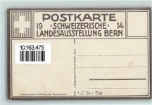 3000 Bern Berne 1914 Lithographie Schweizerische Landesausstellung Bern 1914 Ansicht gegen Norden