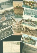 8200 Schaffhausen Sciaffusa Posten 21 bis 100 AK Lot mit 35 AK