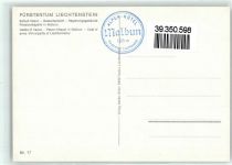 9497 Malbun - Schloss Regierungsgebäude Friedenskapelle Wappen Horn Tracht