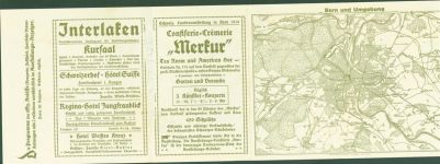 3000 Bern Berne KEINE AK Offizieller Plan Landesausstellung 1914