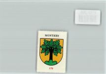 1870 Monthey - Vignette Wappen Kaffee Hag ca 1920-1940 Monthey
