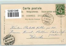 8712 Stäfa 1900 Lithographie Kirche Schule