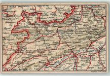 4500 Solothurn Soleure Relief AK Landkarte