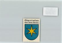 8942 Oberrieden - Vignette Wappen Kaffee Hag ca 1920-1940