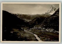 3920 Zermatt 1926 Foto AK Matterhorn