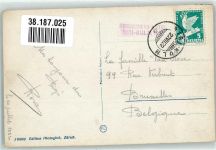 Rigi Kulm 1932 Fotomontage AK Tracht Alphornbläser Hotel