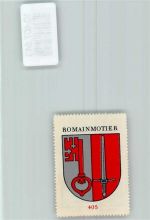 1323 Romainmôtier-Envy - Vignette Wappen Kaffee Hag 1920-1940 Schlüssel Schwert