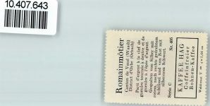 1323 Romainmôtier-Envy - Vignette Wappen Kaffee Hag 1920-1940 Schlüssel Schwert