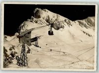 Säntis Foto AK Seilbahn Stütze 3 Foto Gross Winter