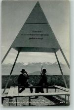 Pilatus - Trangulationszeichen auf dem Esel