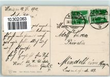 9100 Herisau 1912 Gebrauchsspuren Säntis