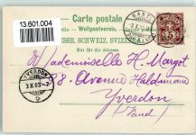 4000 Basel Bâle 1903 - Blaukreuzhaus Hotel Restaurant Eröffnung 1899