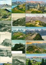 6410 Rigi Kulm Posten 21 bis 100 AK Lot mit 28 AK, ca. 1902-1930; überwiegend gute Erhaltung, größtenteils gelaufen