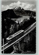 Rigibahn - Rigibahn Schnurtobelbrücke mit Pilatus