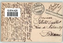 2400 Le Locle 1915 - Oberst Wil Kommandant des 3 Armeekorps Ort lt. Stempel