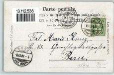 3715 Adelboden BE Künstlerkarte 1902 sign